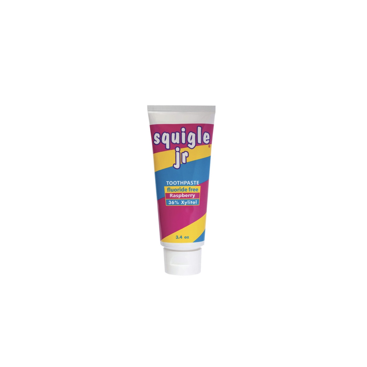 Squigle Junior® Raspberry Fluoride-Free Xylitol Toothpaste